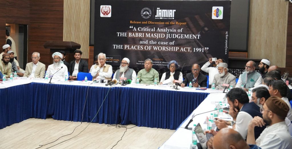 Jamiat’s Report Released on Babri Masjid Verdict and Places of Worship Act, 1991